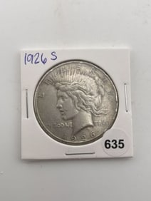 1926 S Peace Silver Dollar Coin
