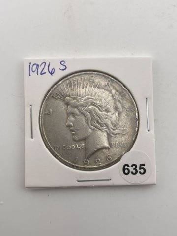 1926 S Peace Silver Dollar Coin (1 of 2)