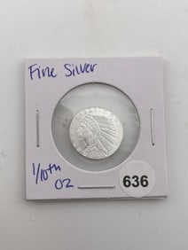 1/10th oz Fine Silver Coin