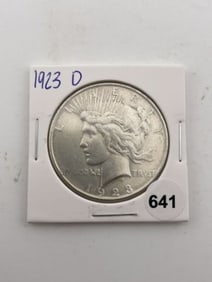 1923 D Peace Silver Dollar Coin