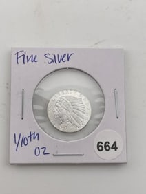 1/10th oz Fine Silver Coin