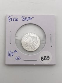 1/10th oz Fine Silver Coin