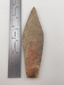 Agate Basin Indian Artifact Arrowhead