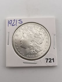 1921 S Morgan Silver Dollar Coin