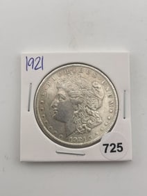 1921 Morgan Silver Dollar Coin