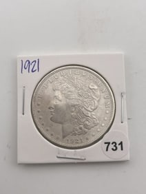 1921 Morgan Silver Dollar Coin
