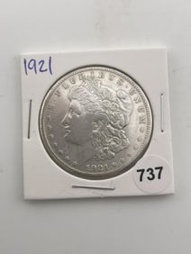 1921 Morgan Silver Dollar Coin