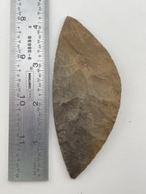 Crescent Knife Indian Artifact Arrowhead