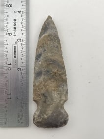 Side Notch Indian Artifact Arrowhead
