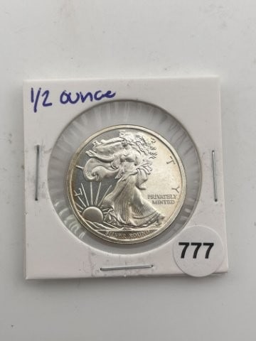 1/2 Ounce Silver Round Coin (1 of 2)