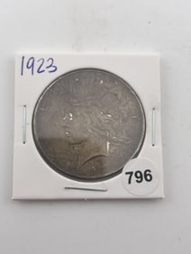 1923 Peace Silver Dollar Coin