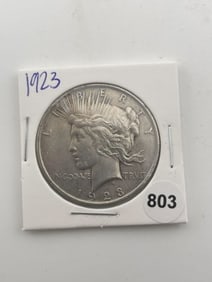 1923 Peace Silver Dollar Coin