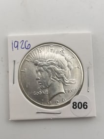 1926 Peace Silver Dollar Coin