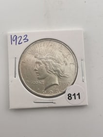1923 Peace Silver Dollar Coin