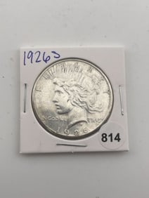 1926 S Peace Silver Dollar Coin