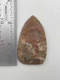 Agate Basin Indian Artifact Arrowhead