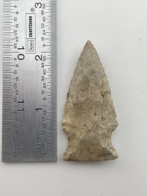 Kirk Corner Notch Indian Artifact Arrowhead