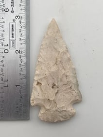 Kirk Corner Notch Indian Artifact Arrowhead