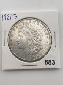 1921 S Morgan Silver Dollar Coin