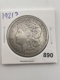 1921 S Morgan Silver Dollar Coin