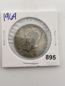 1969 Kennedy Half Dollar Silver Coin