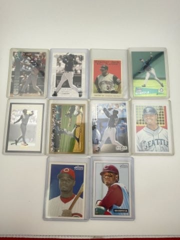 10 Ken Griffey Jr. Baseball cards: KEY WORDS: INDIAN ARTIFACT ARTIFACTS ARROWHEAD ARROWHEADS NATIVE AMERICAN MISSISSIPPIAN QUAPAW CADDO POTTERY COINS MORGAN DOLLAR PEACE DOLLAR SILVER COINS Arkansas. Now taking in consignments for pre-