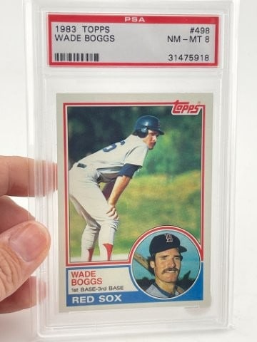 1983 Topps Wade Boggs Rookie Card (1 of 2)
