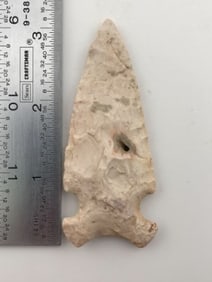 3 & 1/8" Graham Cave Indian Artifact Arrowhead