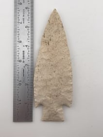 6" Hardin Indian Artifact Arrowhead