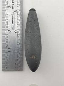Hematite Plummet Indian Artifact Arrowhead