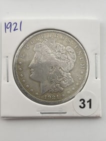 1921 Morgan Silver Dollar Coin
