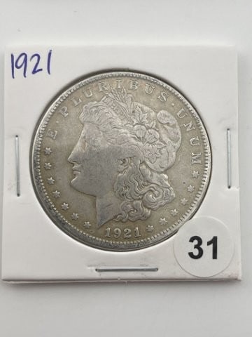 1921 Morgan Silver Dollar Coin (1 of 2)