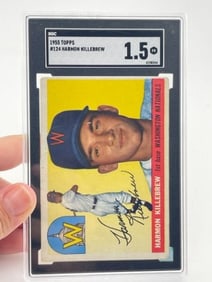 1955 Topps #124 Harmon Killebrew Baseball Card