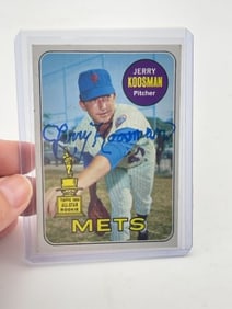 Jerry Koosman Hand Signed Authentic Autograph