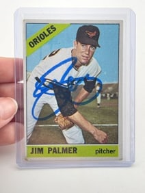 Jim Palmer Hand Signed Authentic Autograph