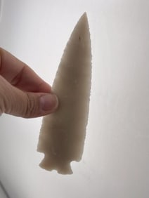 5 & 3/8" Novaculite Scottsbluff Indian Artifact Arrowhead