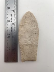 3 & 7/8" Clovis Indian Artifact Arrowhead