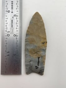 3 & 1/4" Clovis Indian Artifact Arrowhead