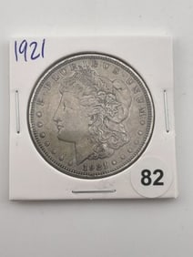 1921 Morgan Silver Dollar Coin