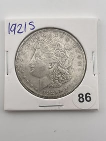 1921 S Morgan Silver Dollar Coin