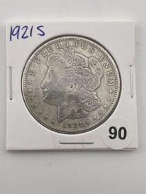 1921 S Morgan Silver Dollar Coin