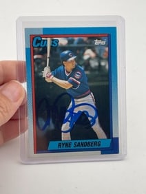 Ryne Sandberg Hand Signed Authentic Autograph