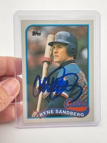 Ryne Sandberg Hand Signed Authentic Autograph