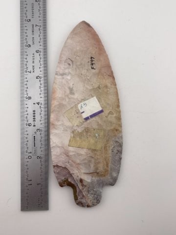 7" Adena Indian Artifact Arrowhead (1 of 4)