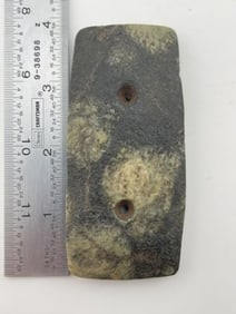 3 & 3/4" Gorget Indian Artifact Arrowhead