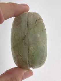 Fluorite Green Boatstone Indian Artifact Arrowhead