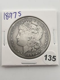 1897 S Morgan Silver Dollar Coin