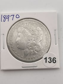 1897 O Morgan Silver Dollar Coin