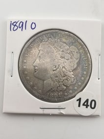 1891 O Morgan Silver Dollar Coin