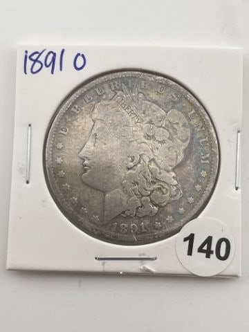 1891 O Morgan Silver Dollar Coin (1 of 2)